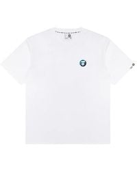 Aape By A Bathing Ape - Logo-Patch Graphic-Print T-Shirt - Lyst