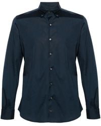 Fay - Chemise En Coton À Design Uni - Lyst
