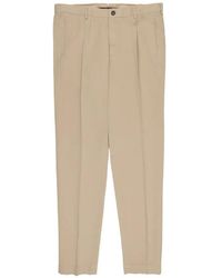 Incotex - Tapered Pleated Trousers - Lyst