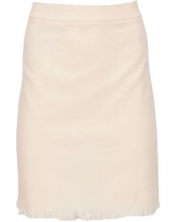 Tom Ford - Ruffle-Trim Mini Skirt - Lyst