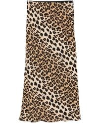 Aniye By - Falda midi con estampado de leopardo - Lyst
