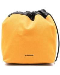 Jil Sander - Dumpling Canvas Bucket Bag - Lyst