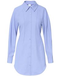 Calvin Klein - Panelled Shirt Dress - Lyst