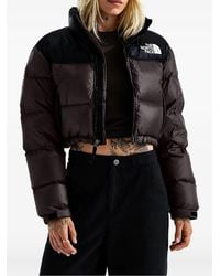 The North Face - Nuptse Short Puffer Jacket - Lyst