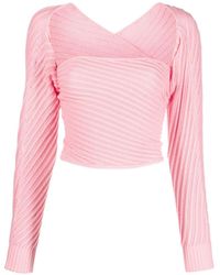 GIMAGUAS - Marianne Mangas Ribbed-knit Jumper - Lyst