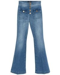 The Seafarer - Anais Button Patch Pocket Denim - Lyst