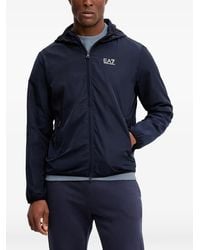 EA7 - Core Identity Hooded Jacket - Lyst