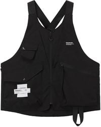 Musium Div. - Weste Mit Logo-Print - Lyst
