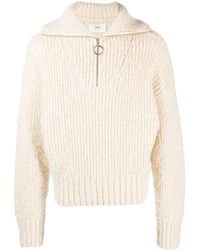 Ami Paris - Brushed Half-zip Jumper - Lyst