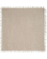 Bompard - Swann Fringed Square Scarf - Lyst
