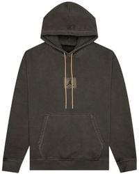 Nike - Flight Heritage Washed Fleece Hoodie "Black" - Lyst