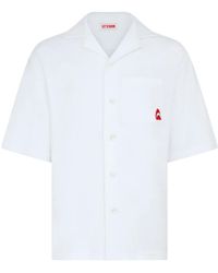 Let's Swim - Shark-Embroidered Shirt - Lyst