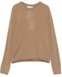 Max Mara - Crew-Neck Long-Sleeve Sweater - Lyst