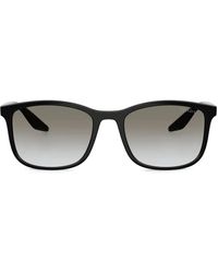 Prada Linea Rossa - Square-Frame Sunglasses - Lyst