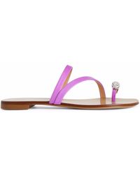 Giuseppe Zanotti - Hillary Ring Slides - Lyst