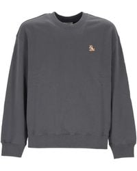 Maison Kitsuné - Chillax Fox Cotton Sweatshirt - Lyst