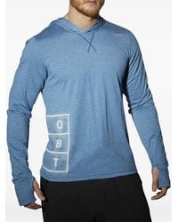 Reebok - Graphic-Print Hoodie - Lyst