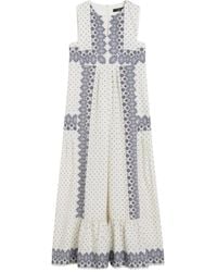 Weekend by Maxmara - Manila Paisley-Print Tiered Midi Dress - Lyst
