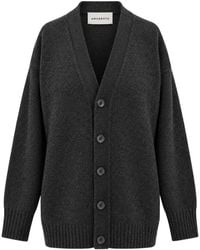 Amaranto - Button-Up V-Neck Cardigan - Lyst