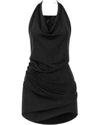 Wardrobe NYC - Halterneck Mini Dress - Lyst