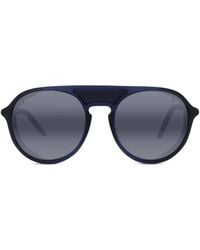 Vuarnet - Ice 01 Round-Frame Shield Sunglasses - Lyst