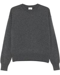 Saint Laurent - Pullover Mit Rundem Ausschnitt - Lyst