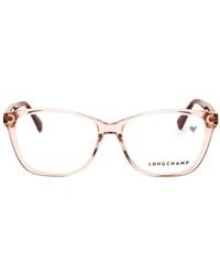 Longchamp - Rectangle-Frame Glasses - Lyst