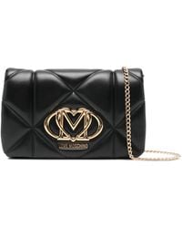 Love Moschino - Quilted Chain Cross Body Bag - Lyst