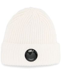 C.P. Company - Lens Detail Beanie Hat - Lyst