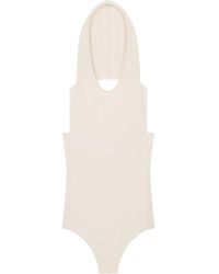 Courreges - Illusion Hooded Bodysuit - Lyst