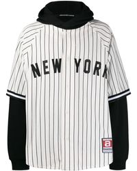 Alexander Wang Heavy Terry Hybrid Hoodie - White