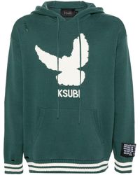 Ksubi - Flight Hoodie mit Logo-Intarsie - Lyst