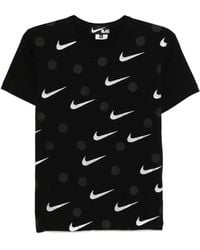 COMME DES GARÇON BLACK - X Nike Printed T-Shirt - Lyst