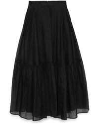 Plan C - Organza Maxi-Rok - Lyst