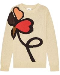 NN07 - Todd Intarsia-Knit Sweater - Lyst