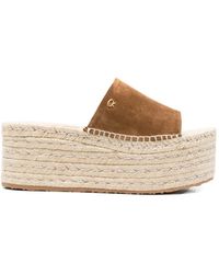 Gianvito Rossi - Suede Heeled Espadrilles - Lyst