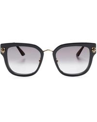 Cartier - Butterfly-Frame Sunglasses - Lyst