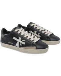 Premiata - Logo-Detail Round-Toe Sneakers - Lyst