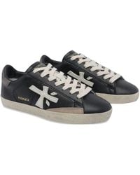 Premiata - Logo-Detail Round-Toe Sneakers - Lyst