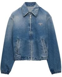 Prada - Denim Jacket - Lyst