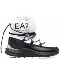 EA7 - Logo-print Snow Boots - Lyst
