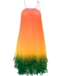 Casablancabrand - Rainbow Gradient Midi Dress - Lyst