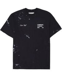 DOMREBEL - Staff Paint-Splatter Cotton T-Shirt - Lyst