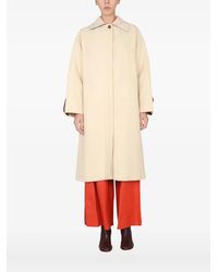 Alysi - Button-Cuff Wool-Blend Coat - Lyst