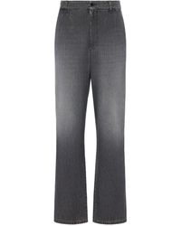 Maison Margiela - Faded-Effect Straight-Leg Jeans - Lyst