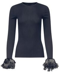 FFORME - Nova Fringe-Trimmed Sweater - Lyst