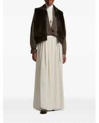 Peserico - Pleated Maxi Skirt - Lyst