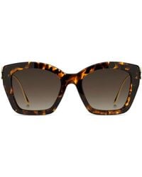 Etro - Curved Acetate Pegaso Sunglasses - Lyst