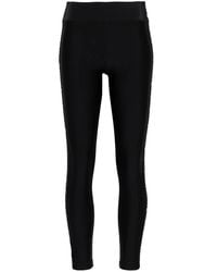 Versace Jeans Couture - Logo-Trim Leggings - Lyst