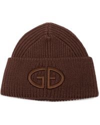 Goldbergh - Valerie Logo-Patch Ribbed-Knit Beanie Hat - Lyst